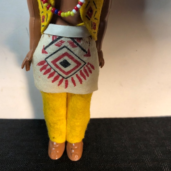1950s Native American Doll W/Mohawk sleepy eyes 👀 - Picture 10 of 13